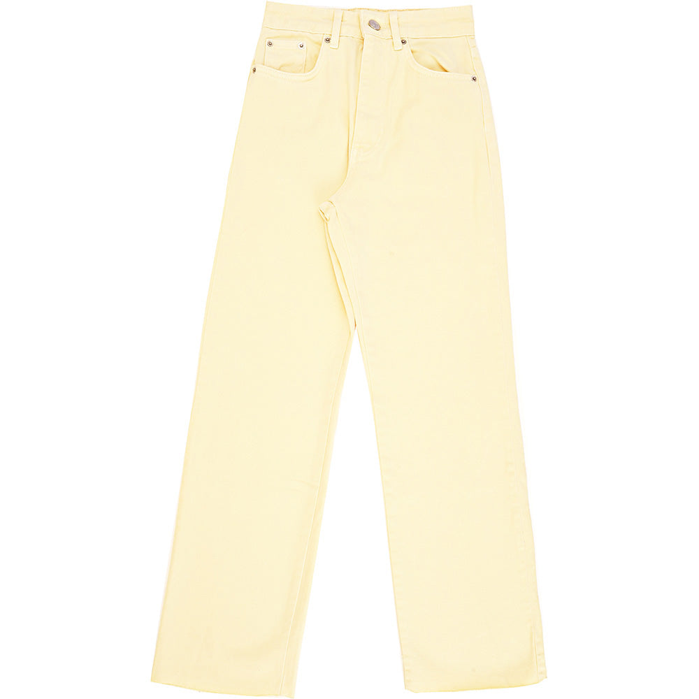 Stradivarius Women's Yellow 90S Dad Jean