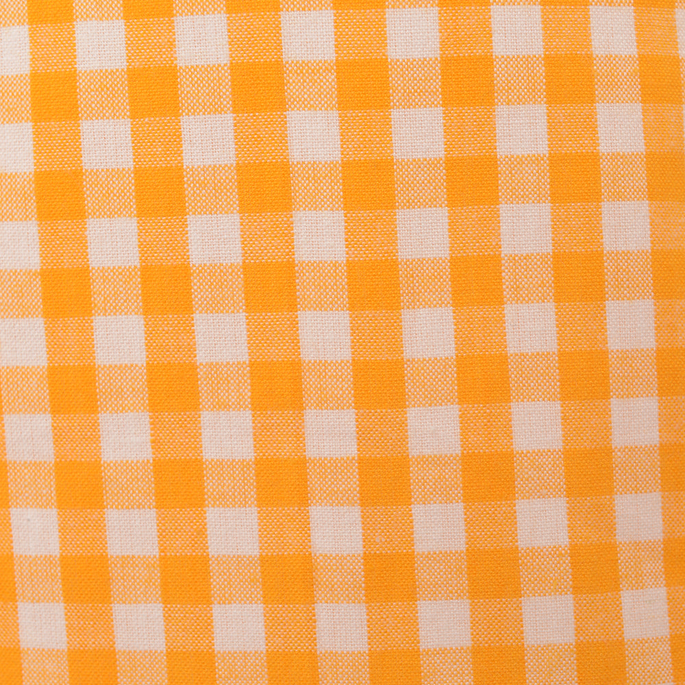 Influence Women's Orange Gingham Print Tall Shorts