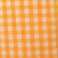 Influence Women's Orange Gingham Print Tall Shorts