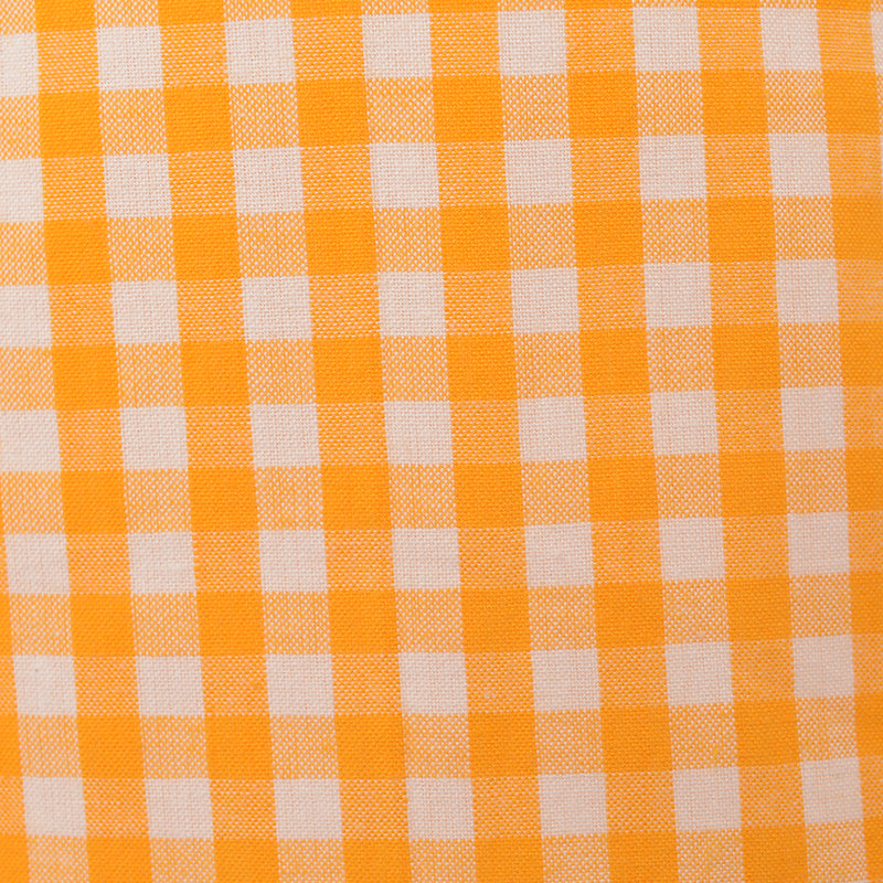 Influence Women's Orange Gingham Print Tall Shorts