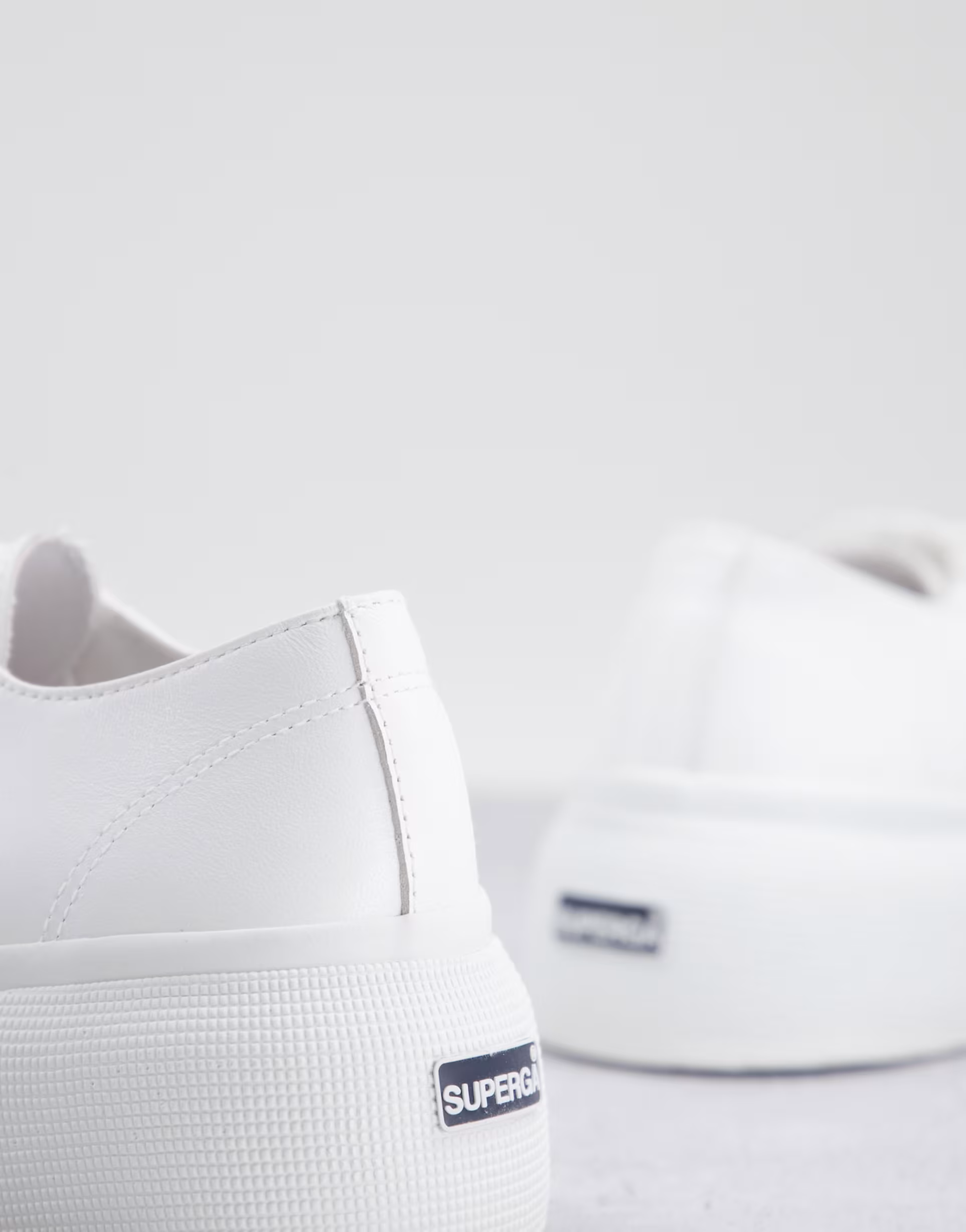 Superga Womens 2287 Chunky Plimsoll in White