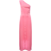 TFNC Women's Bubblegum Pink One Shoulder Maxi Dress