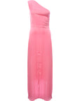 TFNC Women's Bubblegum Pink One Shoulder Maxi Dress