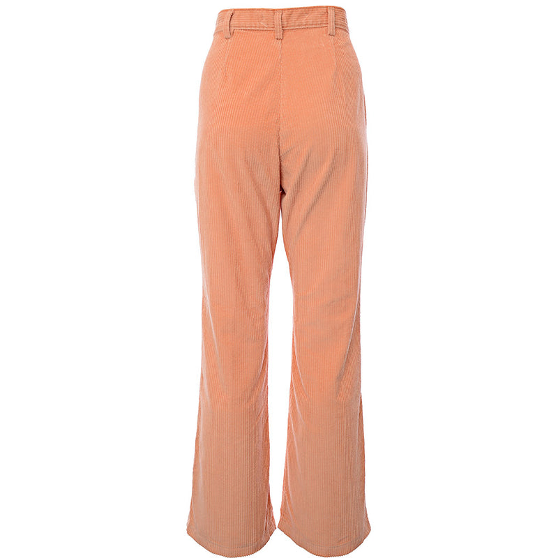 Women's Beige Levi Cord Flare Trouser