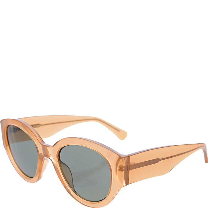 A.Kjaerbede Big Winnie Womens Oversized Round Sunglasses In Light Brown