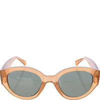 A.Kjaerbede Big Winnie Womens Oversized Round Sunglasses In Light Brown