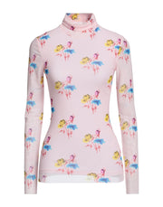 Ganni Women's Floral Logo Top
