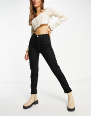 Cotton:On stretch mom jean in black