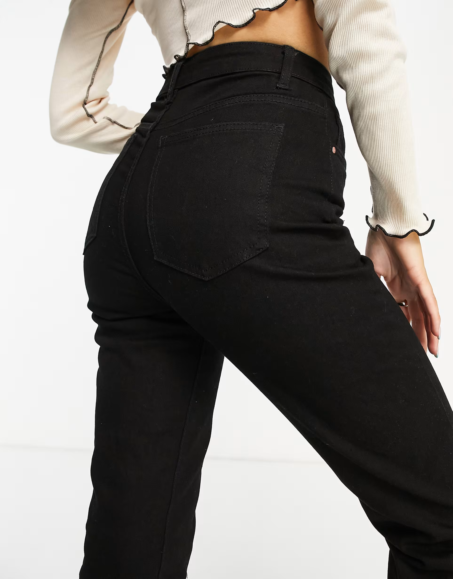 Cotton:On stretch mom jean in black