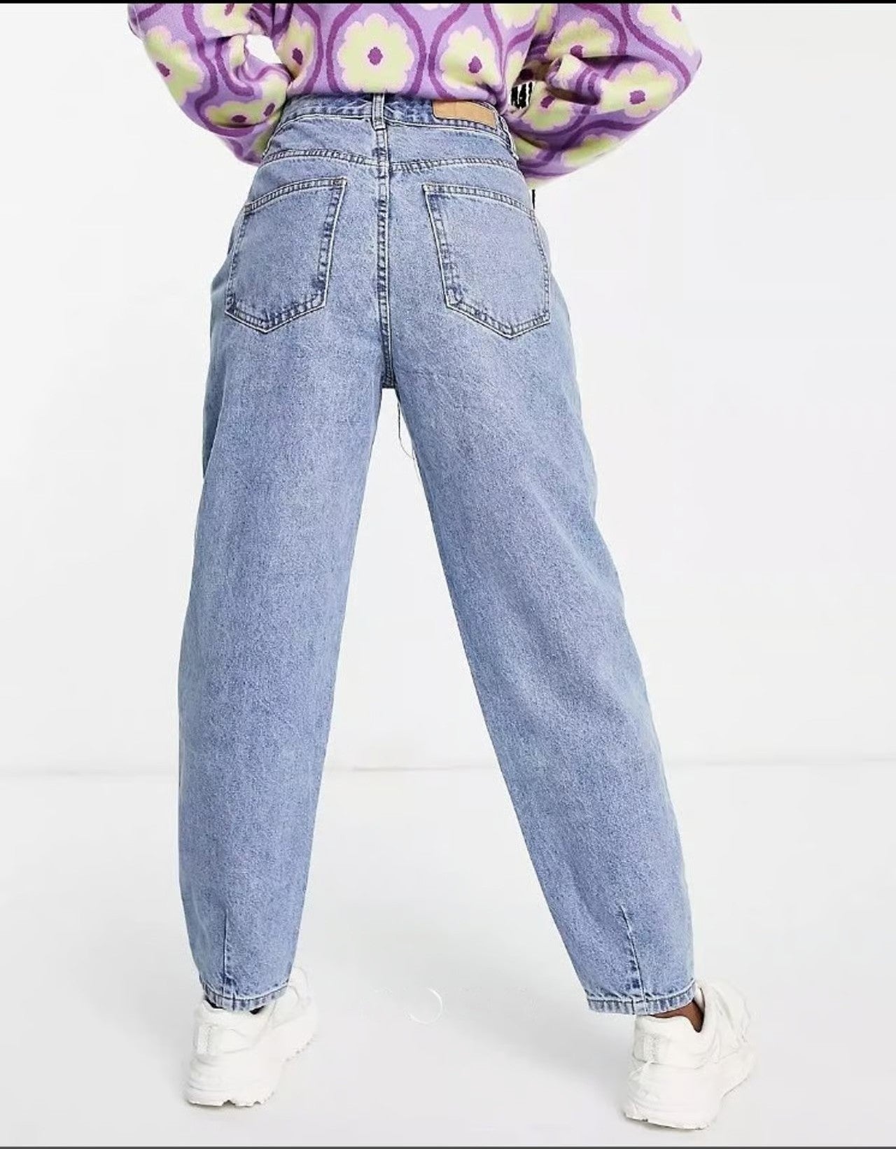 Cotton:On slouchy mom jean in dark wash blue