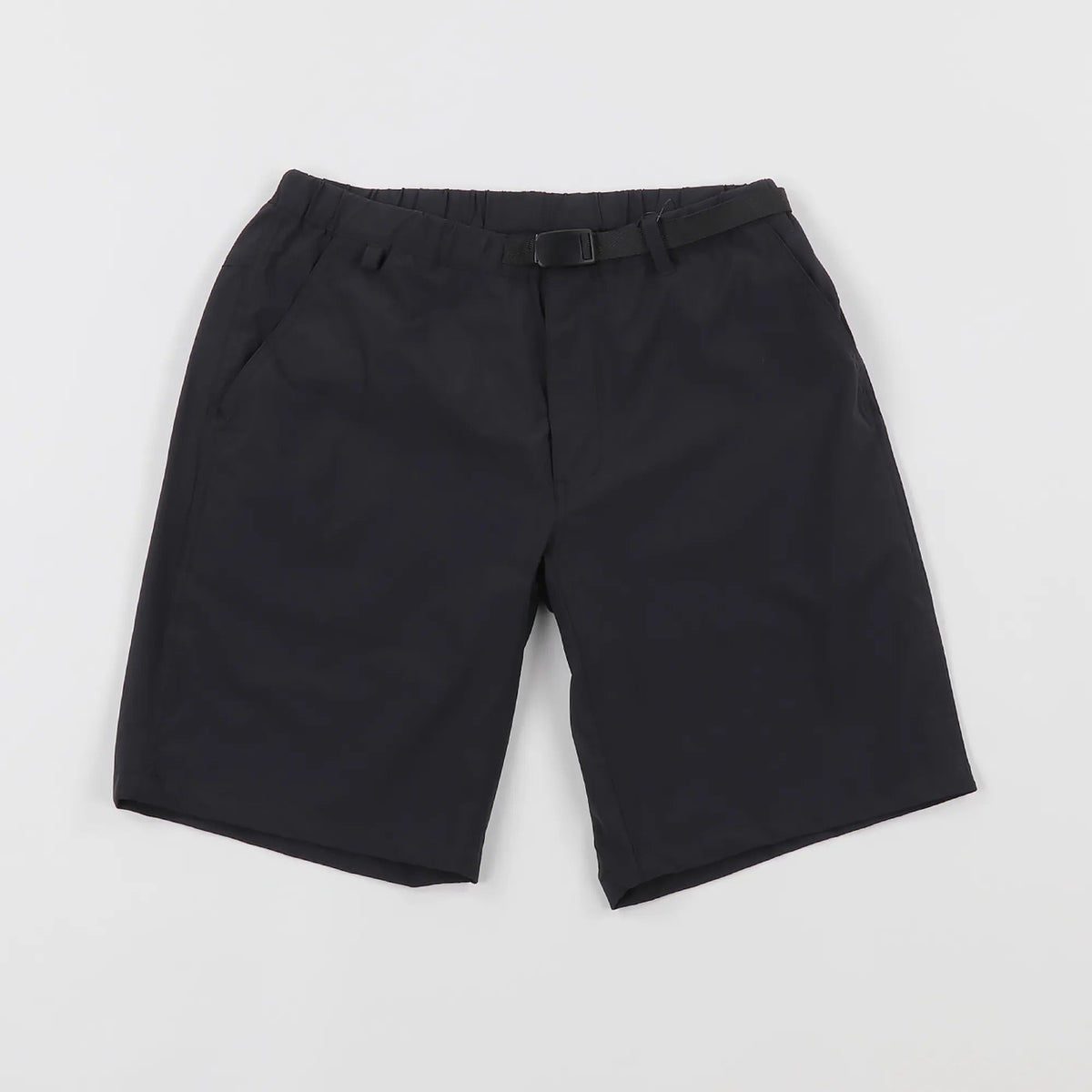 Manastash Mens Mountain Black Mini Shorts in Black