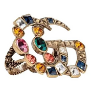Gucci Womens GG Crystal Ring