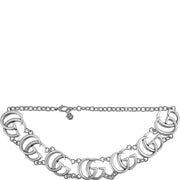 Gucci Womens silver Plated Necklace In Silver