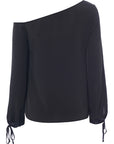 Lipsy Women's Black Off Shoulder Top