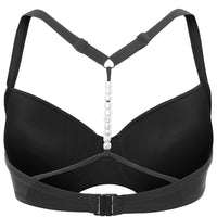 Hunkemoller Canned Padded Bikini Top in Nero