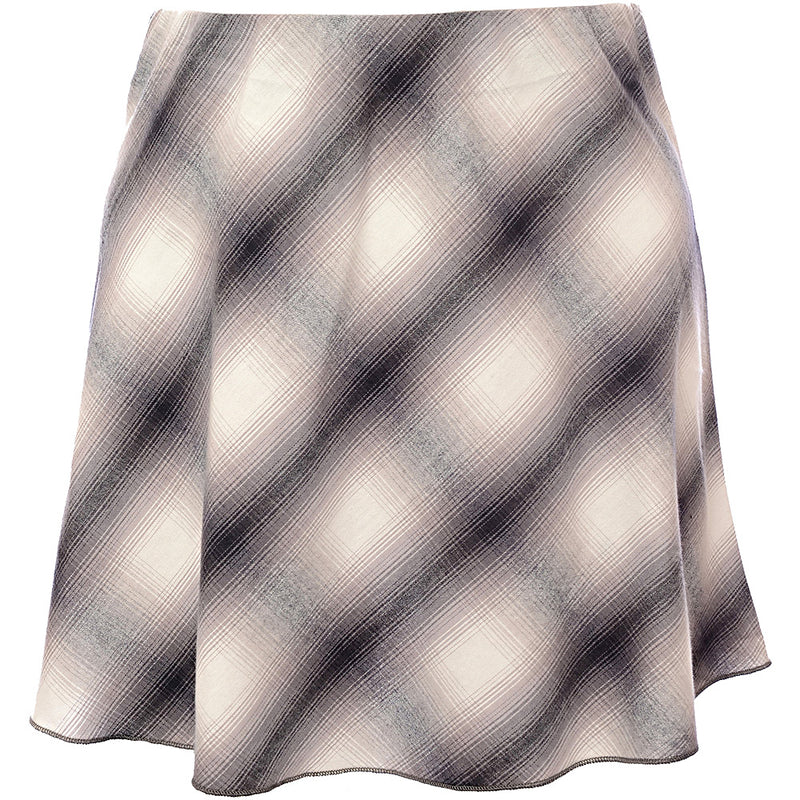 Weekday Women's Check Print Shorty Cotton Skirt