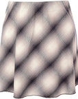 Weekday Women's Check Print Shorty Cotton Skirt