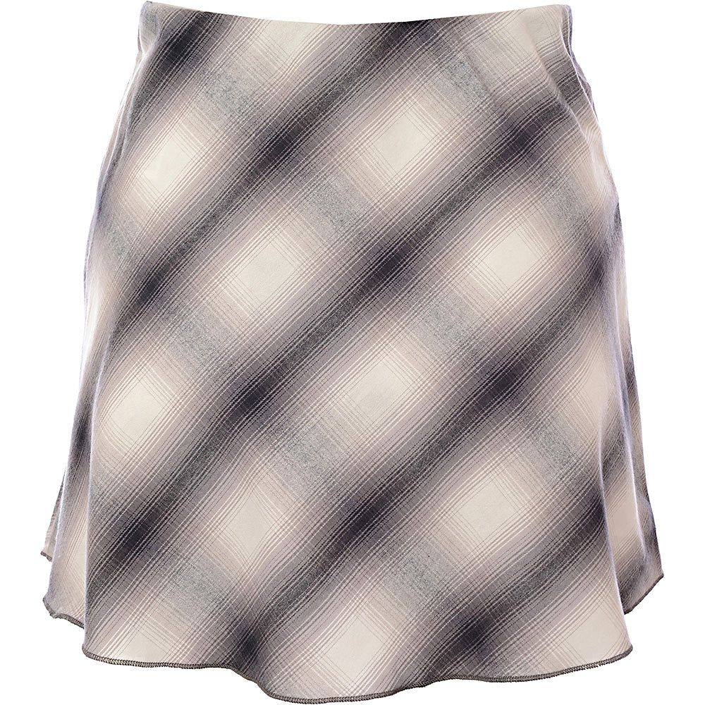 Weekday Women's Check Print Shorty Cotton Skirt