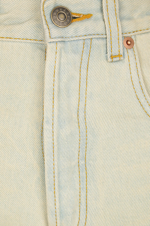Gucci Womens Jeans in Cream