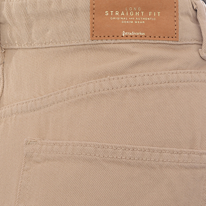 Stradivarius Womens 90s Dad Jean in Sand