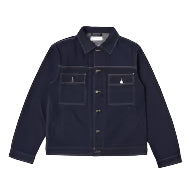 Universal Works Mens Misato Denim Indigo Trucker Jacket