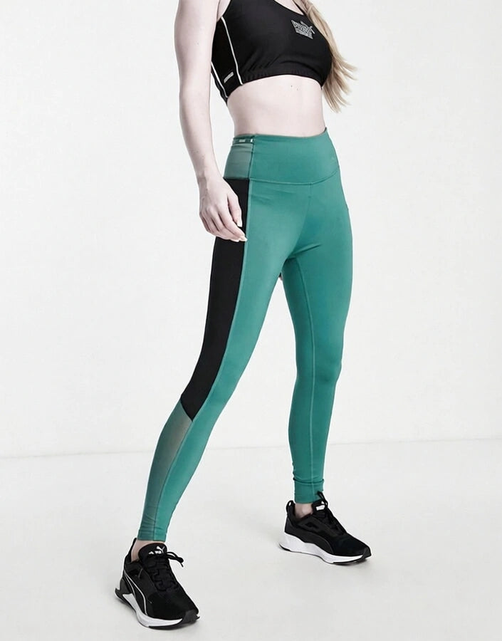 Puma Womens Train Blue Spruce 7/8 Leggings In Blue