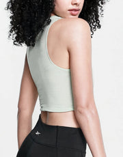 Reebok Womens Training Workout Ready Studio Tank Top In Green