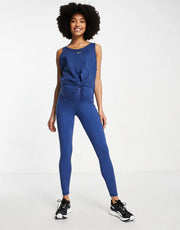 Womens Reebok Training Maternity Leggings In Blue