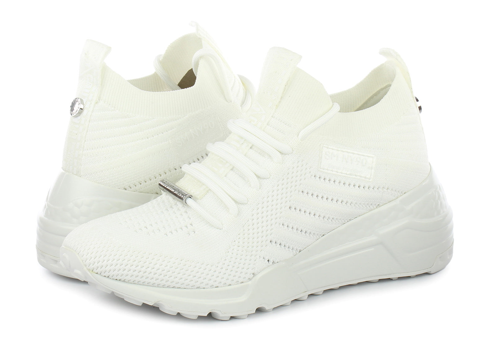 Steve Madden Womens Cello Runner Trainers In White
