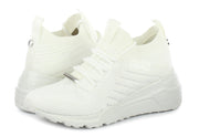 Steve Madden Womens Cello Runner Trainers In White