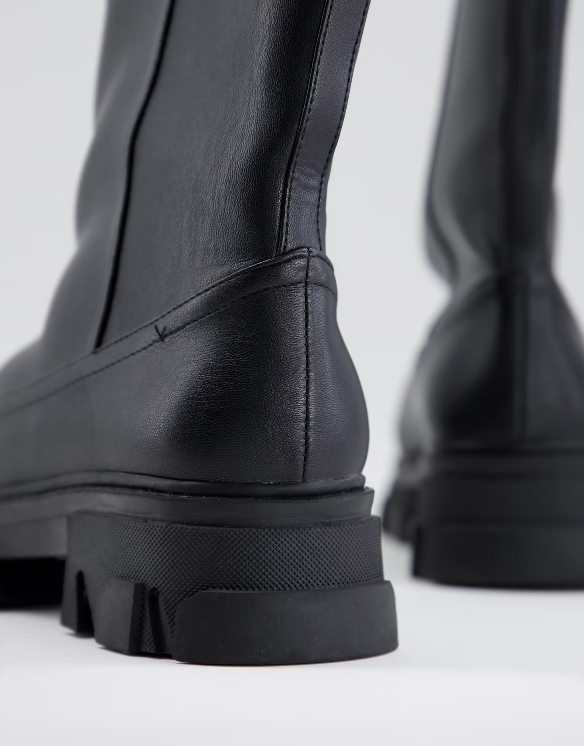 Public Desire Mens Man Ajax Toe Cap Rain Boots In Black