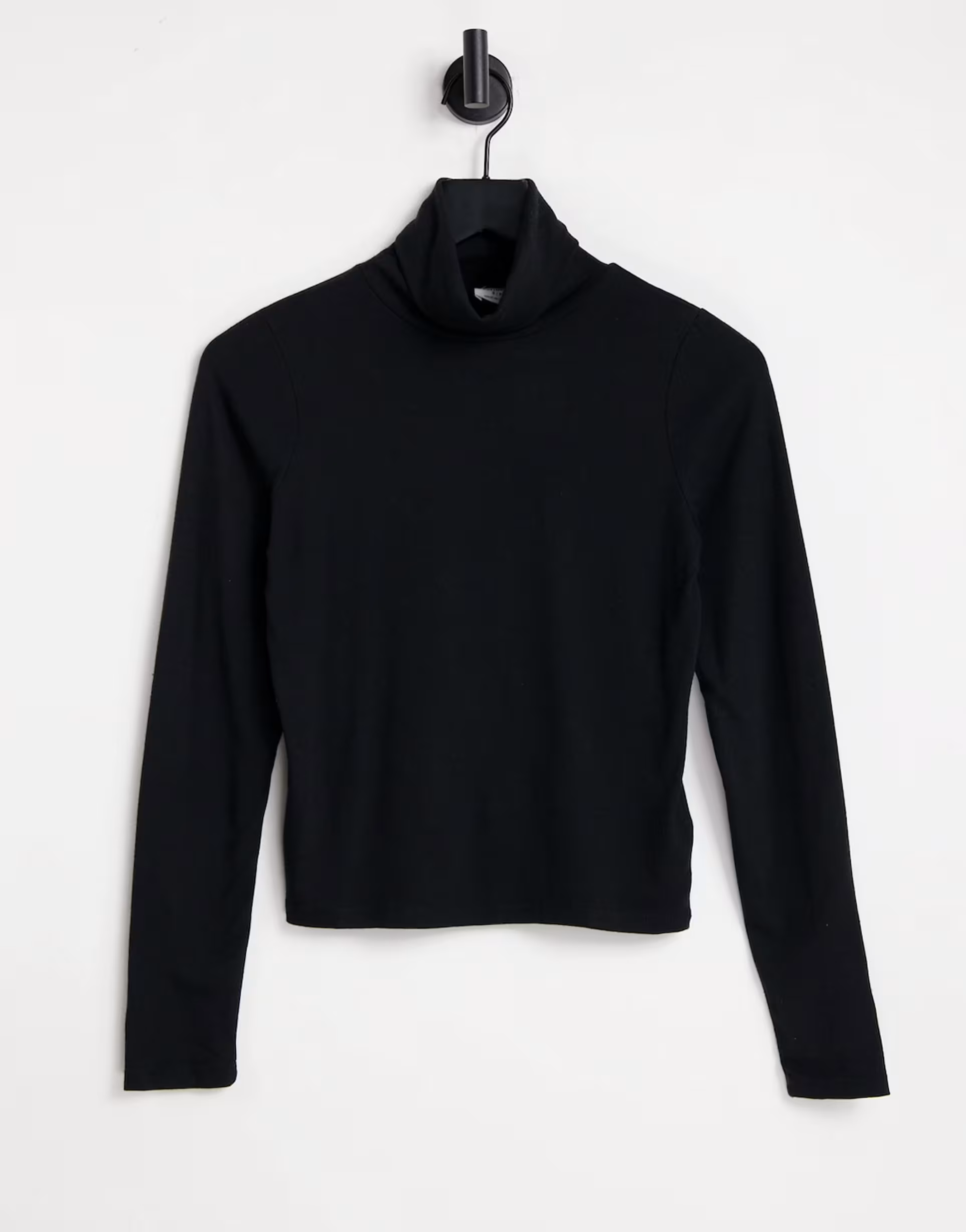 Cotton:On long sleeve roll neck top in black