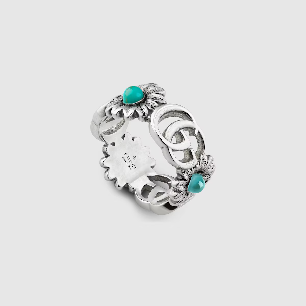 Gucci Womens Rings in Silver