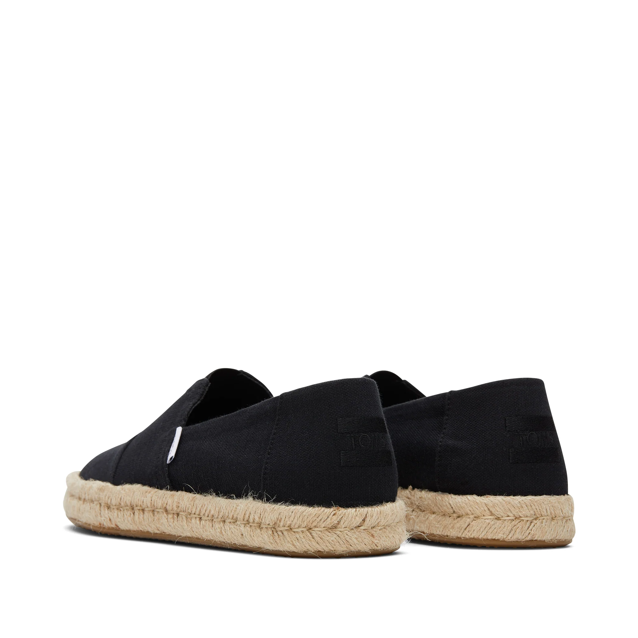 Toms Womens Alpargata Rope Espadrilles in Black