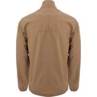 Battenwear Mens Green Half-Zip Windstopper Jumper