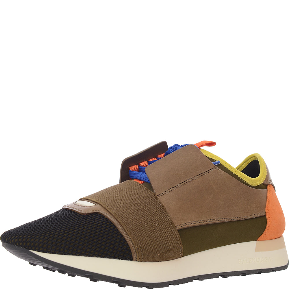 Balenciaga Mens Race Shoes In Multi