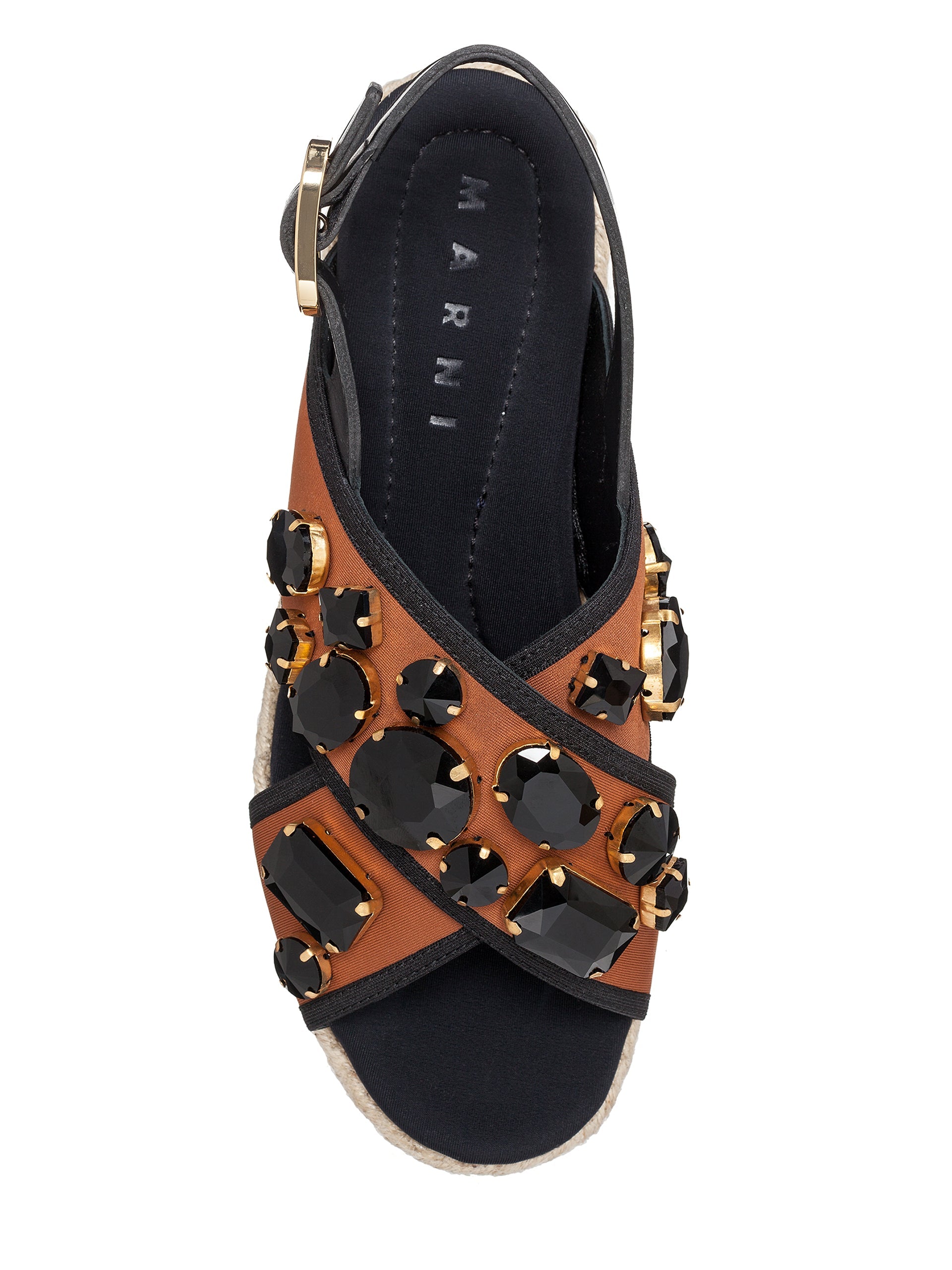 Marni Women's Platform Sandals In Brown