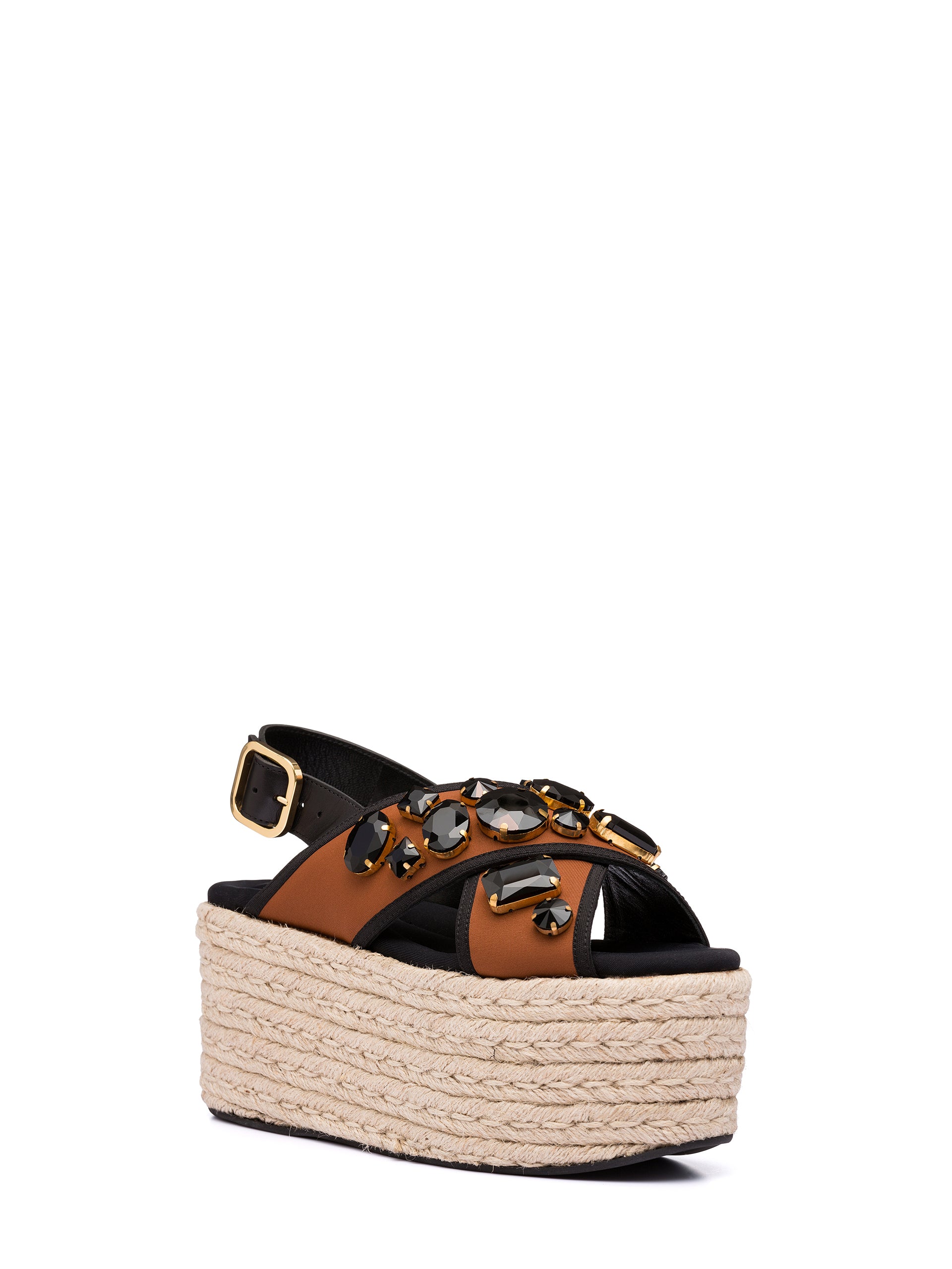 Marni Women's Platform Sandals In Brown