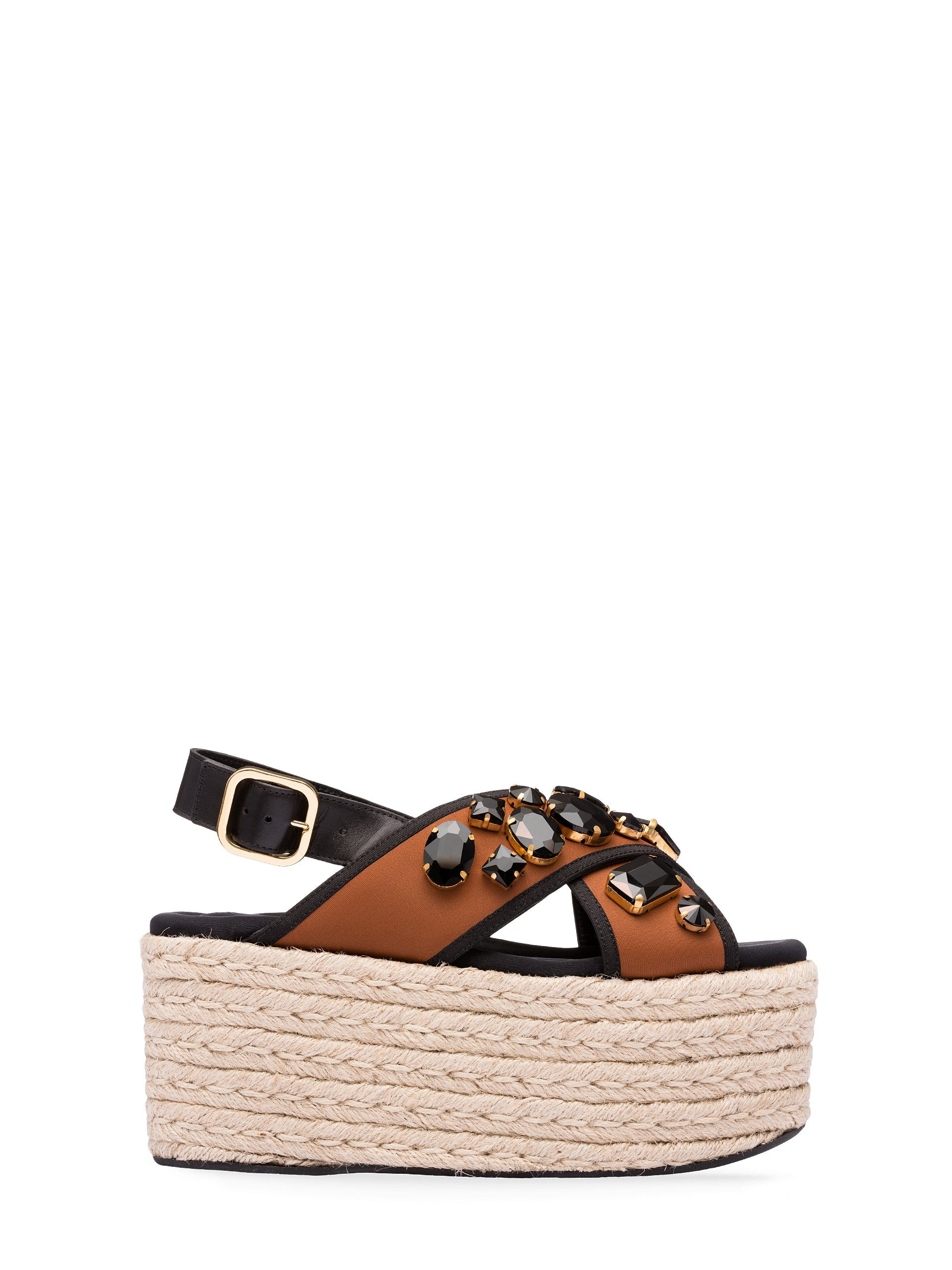 Marni Women's Platform Sandals In Brown