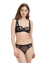 Bluebella Womens Karolina Bra In Black