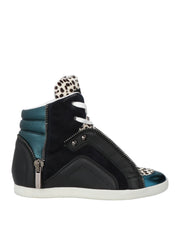 Sergio Rossi Women's Lace Leather Trainers