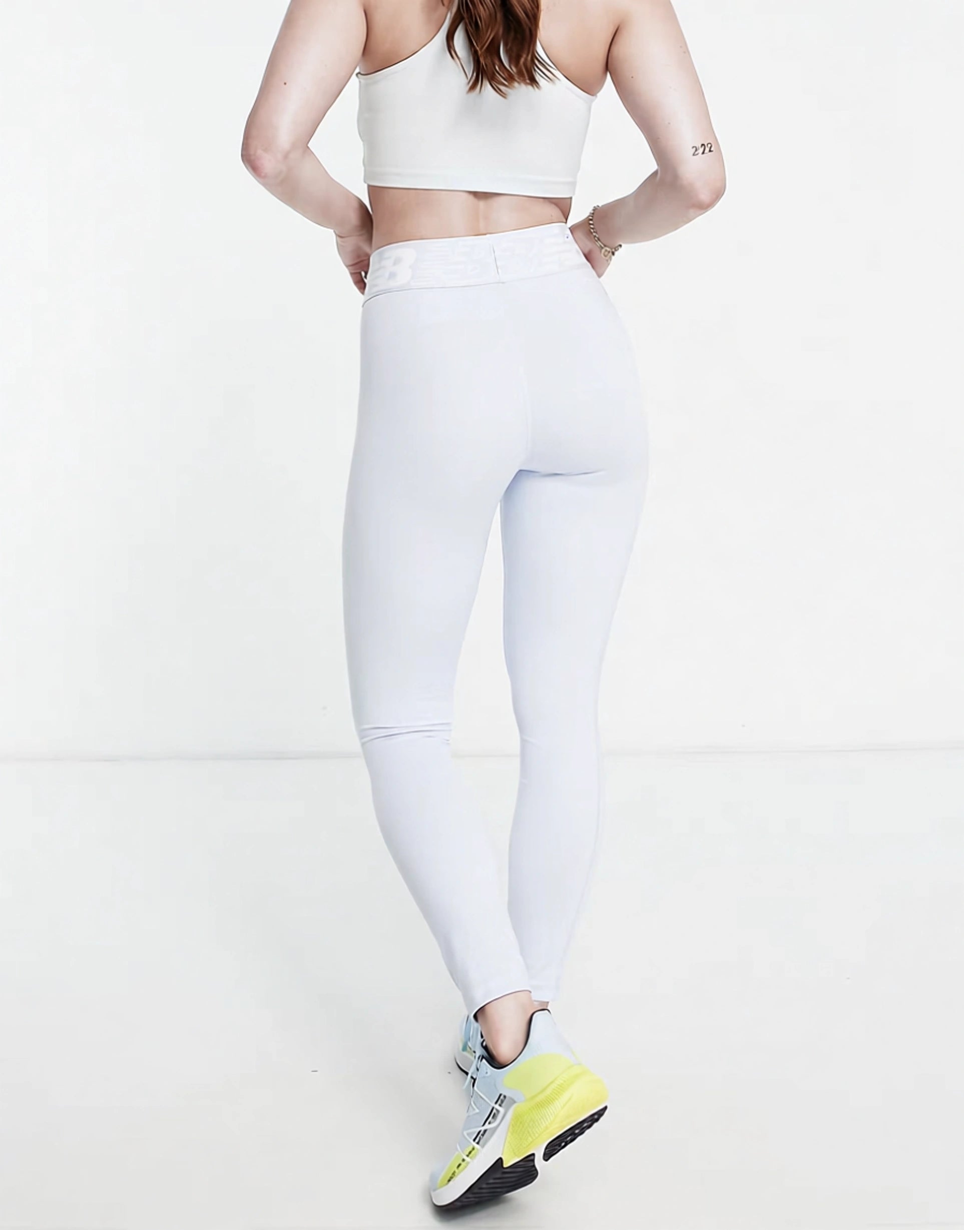 New Balance Womens Relentless Leggings in Blue