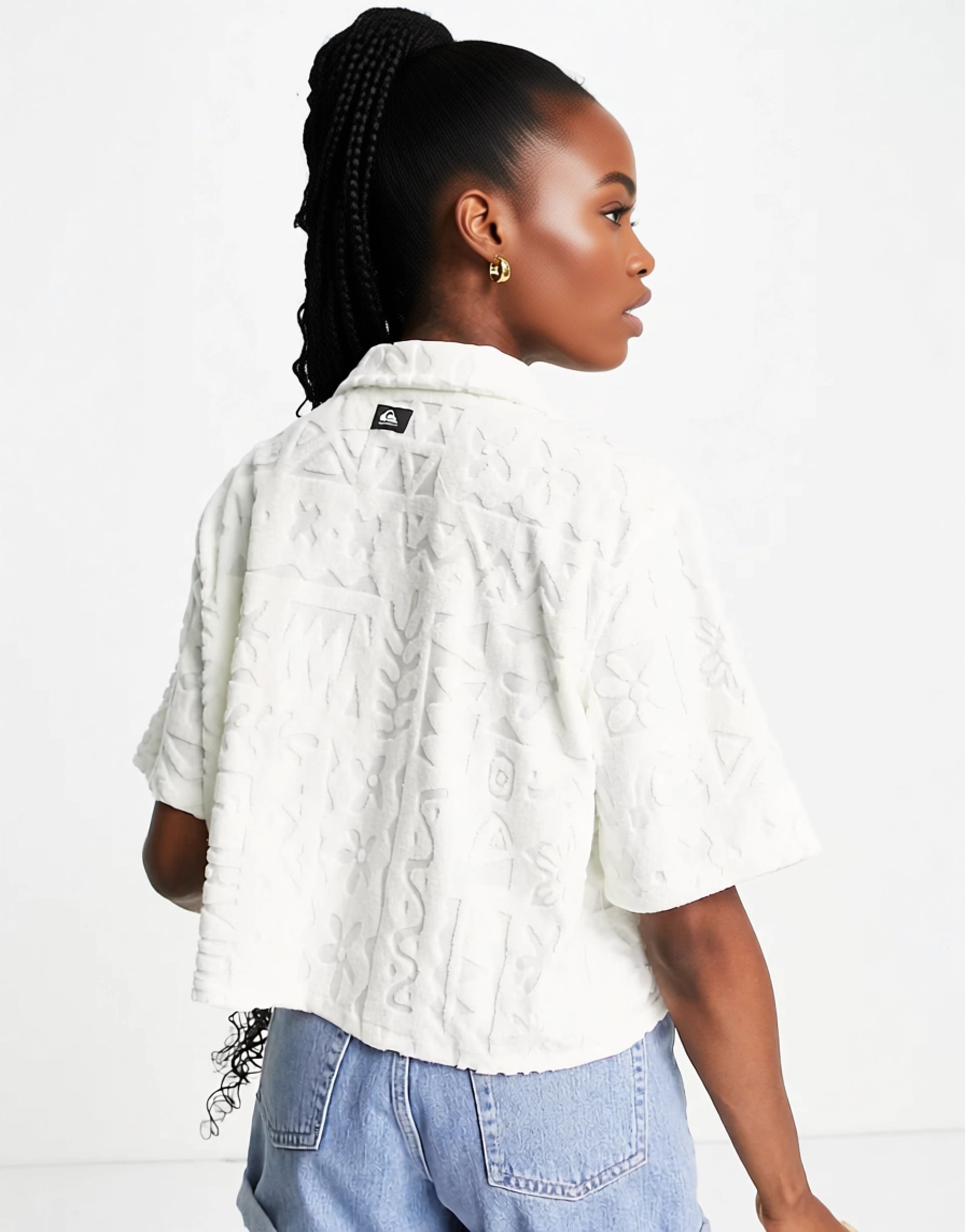 Quiksilver Womens Nomad Culture Shirt in White