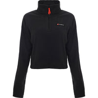 Berghaus Women's Black Prism 1/4 Zip Cropped Fleece