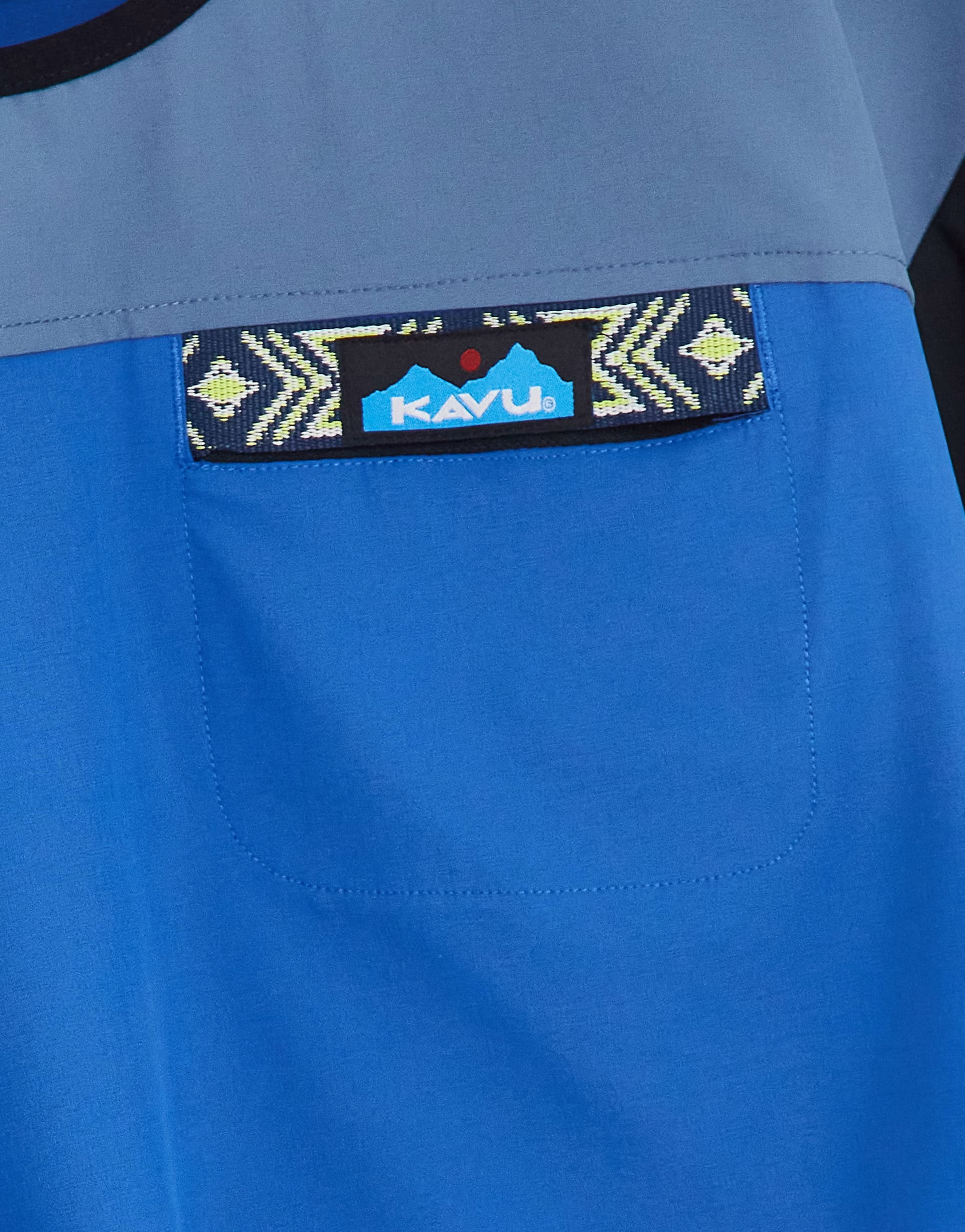 Kavu Womens Tempe T-Shirt In Blue/Grey