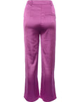 EI8TH Hour Women's Purple Wide Leg Tailored Trousers