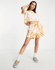 Dickies Womens Seatac T-Shirt in Tie Dye Orange