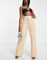 4th & Reckless Womens Tailored Trouser Co Ord In Yellow