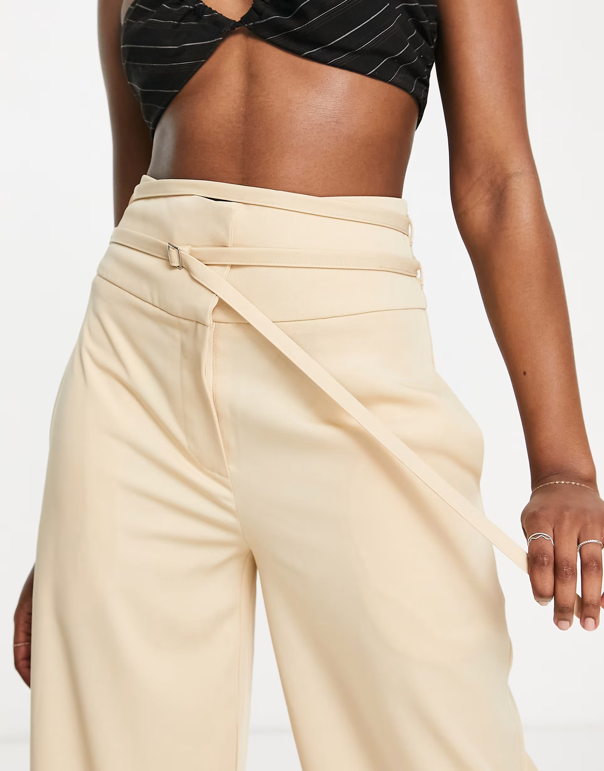 4th & Reckless Womens Tailored Trouser Co Ord In Yellow