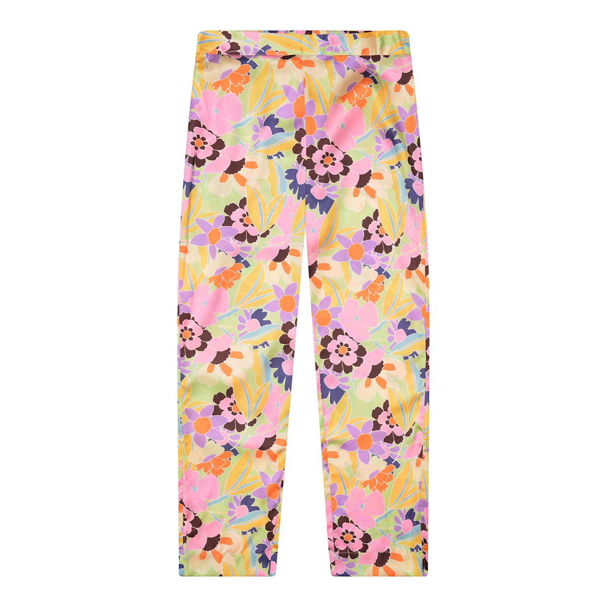 Wild Lovers Womens Amber Poly Satin Pyjama Trouser in Floral